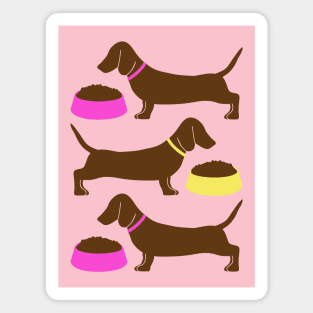 Adorable dachshunds Magnet